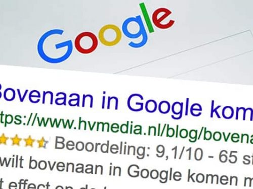 Bovenaan in Google komen met slimme meta tags?